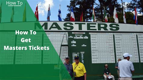 How To Get Masters Tickets: Prices, Lottery Odds, & Alternative Methods