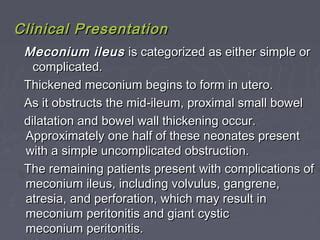 Meconium disease | PPT