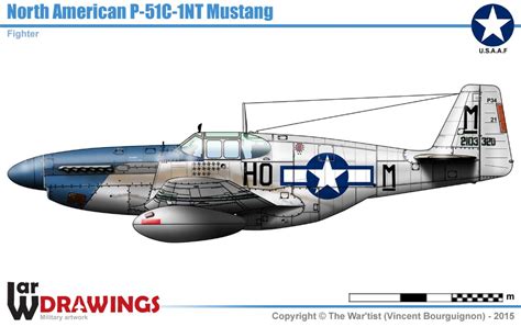 P-51C Mustang | Mustang, Wwii aircraft, P51 mustang