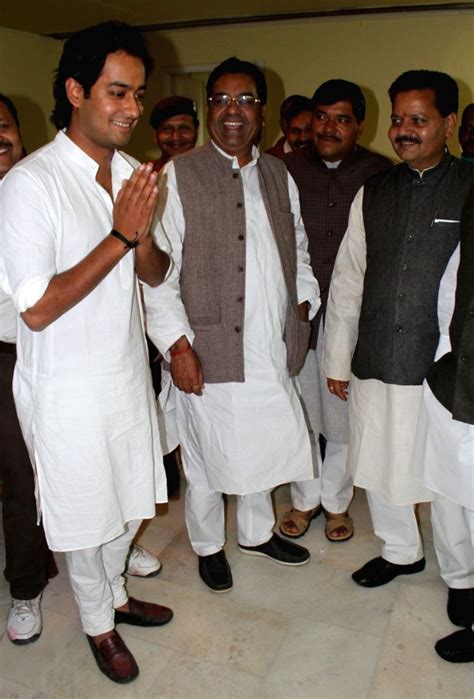 Congress general secretary Digvijay Singh's son Jaiwardhan Singh at the ...