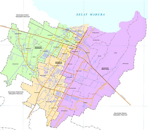 Pasuruan City Map