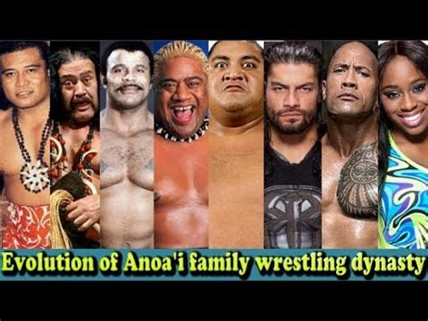 WWE Anoa'i Family Evolution From 1 To 16 Members (Peter Maivia - Roman ...