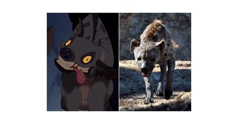 The Hyenas | Lion King Cartoon and Live-Action Cast Side-by-Side Photos | POPSUGAR Entertainment ...