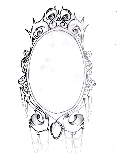 Hand Held Mirror Drawing at GetDrawings | Free download