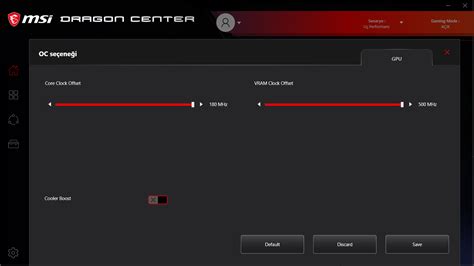 MSI DRAGON CENTER GPU Overclock Settings Not Working | MSI Global English Forum