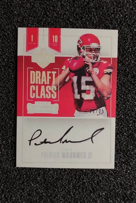 2017 Patrick Mahomes Autograph Rookie Card. Reprint Mint | Etsy