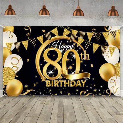 Amazon.co.uk: 80th Birthday Banners