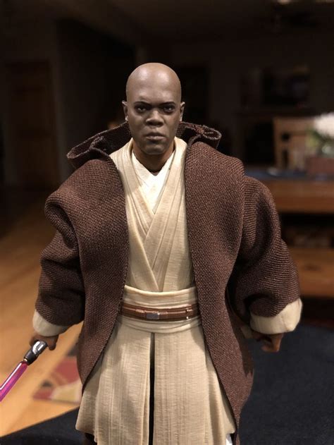 Mace Windu Star Wars Black Series Custom Repaint Action Figure | Star ...