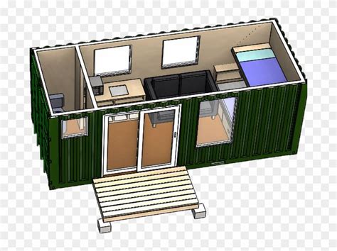 The Rustic Retreat Is Made Out Of One 20 Foot Container - 20 Feet Container House - Free ...