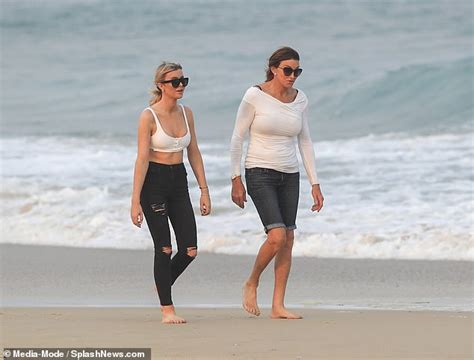 Caitlyn Jenner enjoys beach stroll with partner Sophia Hutchins ...