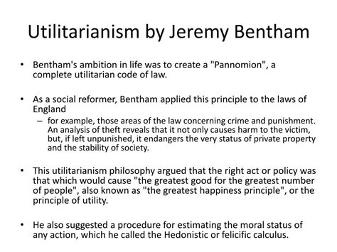 Utilitarianism Examples