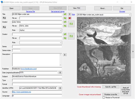 Best ePub Metadata Editor Windows/Mac/Online/Android
