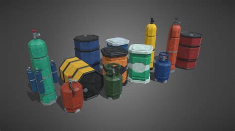 Low Poly Industrial Pack - Download Free 3D model by vmatthew [47a45db ...