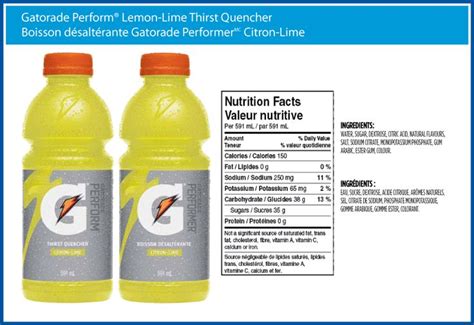 nutrition facts gatorade에 대한 이미지 검색결과 | Gatorade, Nutrition facts label, Nutrition