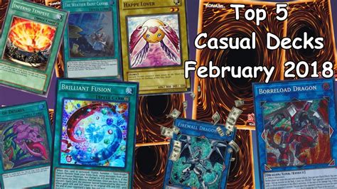 Yugioh Discussion: Top 5 Casual Decks February 2018 Format - YouTube