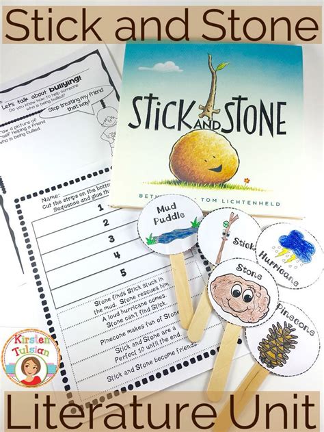 Stick and Stone Activities Literature Unit: Sequencing, Retelling, and MORE! | Literature unit ...