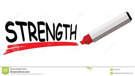 Red marker underlining word strength | Stock images free, Markers, Strength