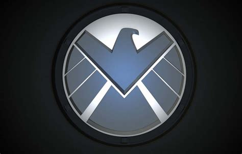 Download Marvel Falcon Logo Embossed Black Wallpaper | Wallpapers.com