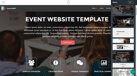 AMP Event Website Template