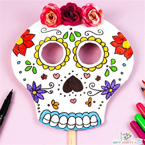 Easy Sugar Skull Drawing