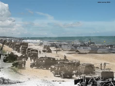 Then and now... Massive build up of vehicles waiting to get off Juno ...