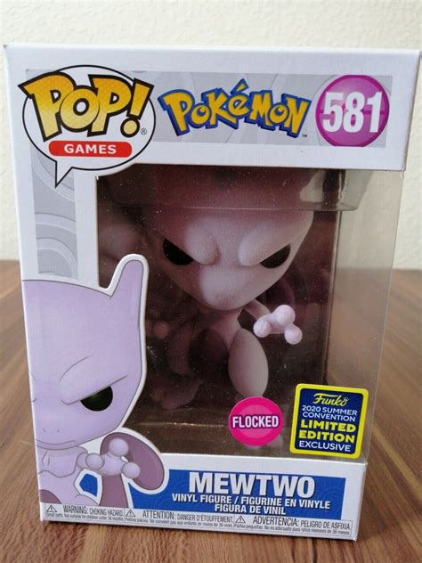 Funko POP! Games Series Pokemon #581 Mewtwo Collectible Figures Mage's ...