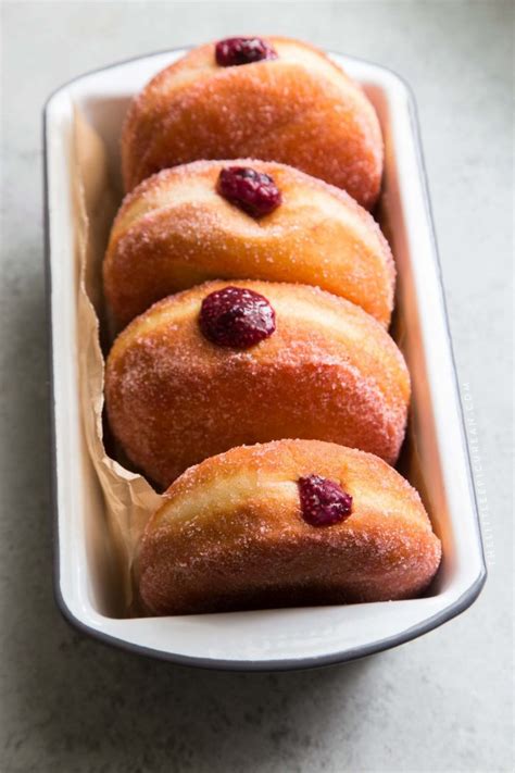 Chia Berry Jelly Donuts - The Little Epicurean