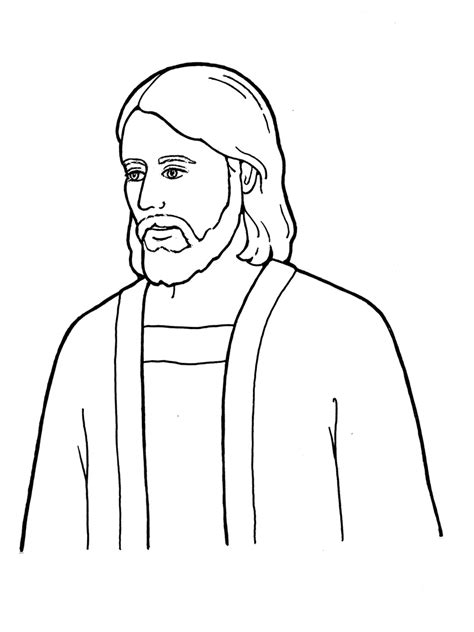 Black And White Drawing Of Jesus at GetDrawings | Free download