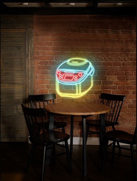 Rice Cooker LED Restaurant Neon Light Sign | Echo Neon