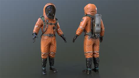 Hazmat Suit Model - TurboSquid 1598970