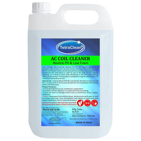 Buy Tetraclean Foam Less AC Coil Cleaner | AC Coil Cleaner | Air Conditioner Coil Cleaner Liquid ...