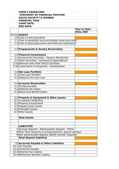 FREE 31+ Statement Forms in Excel | PDF | MS Word