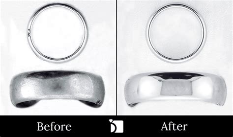 Before & After #5 - Issue: Platinum Ring Clean and Polish