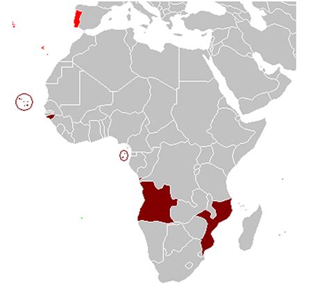 Portuguese Colonial War Map