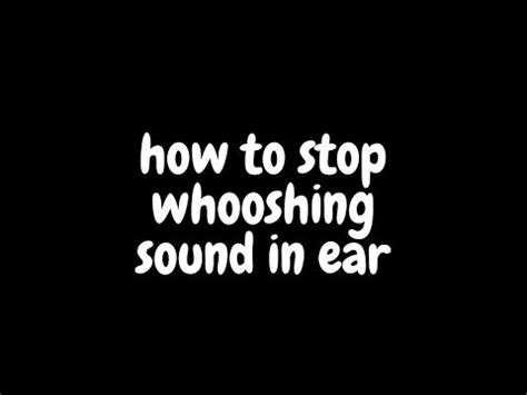 Whooshing Noise In Ear At Night – Tinnitus Over