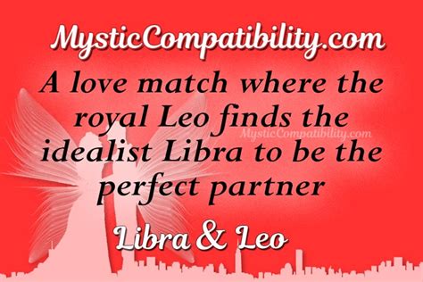 Libra Leo Compatibility - Mystic Compatibility