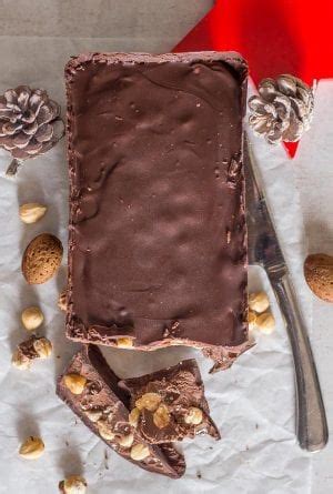 Chocolate Torrone Recipe - An Italian in my Kitchen