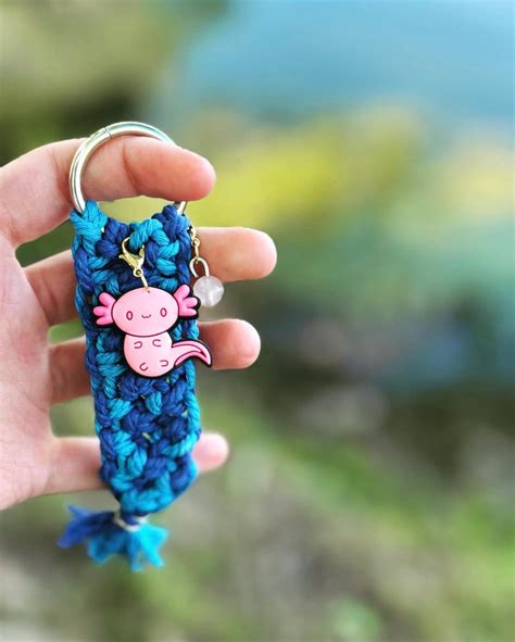 Axolotl Keychain - Etsy