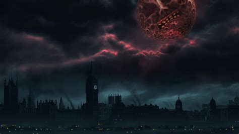 Made a London themed Majora's Mask wallpaper because end of the world ...