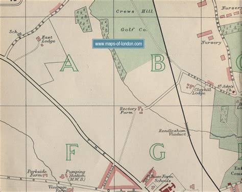 Map of Enfield, London