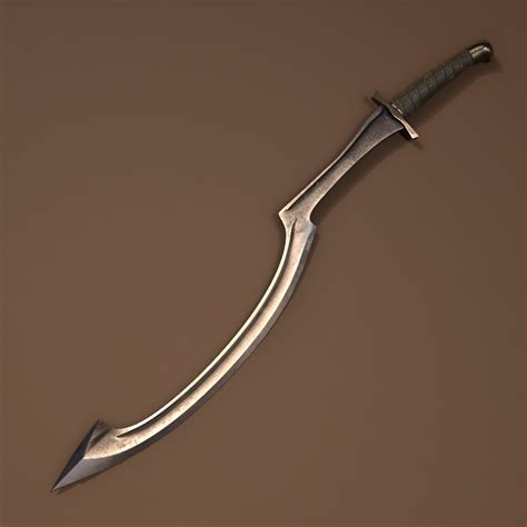 Khopesh Sword - Game Ready 3D Model in Melee 3DExport