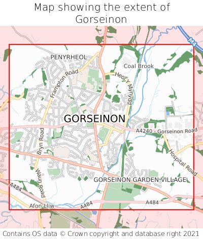 Where is Gorseinon? Gorseinon on a map