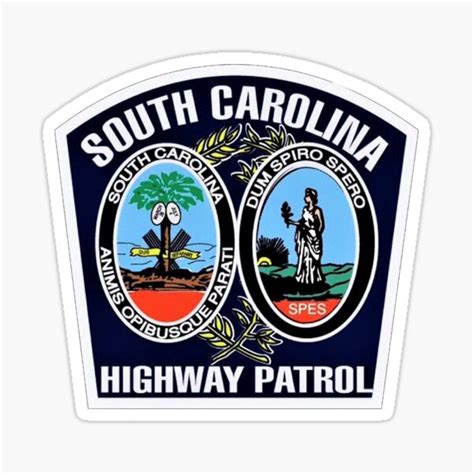 "South Carolina Highway Patrol" Sticker by lawrencebaird | Redbubble