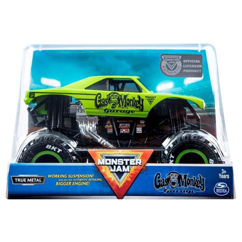 Monster Jam Gas Monkey Garage Truck True Metal 1:24