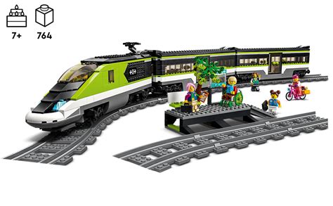 Amazon.com: LEGO City Express Passenger Train Set, 60337 Remote Controlled Toy, Gifts for Kids ...