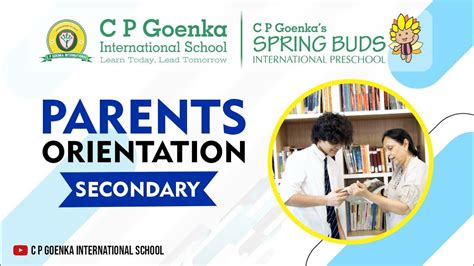 CP Goenka International School Thane - Parent Orientation- secondary ...