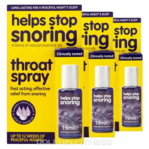 Help Stop Snoring Throat Spray (6 x 19 ml)