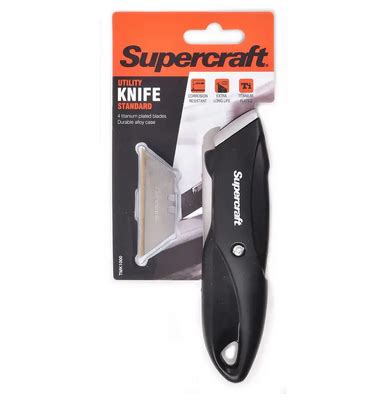 Utility Knife Standard With 4 Pk Blades - Narromine Hardware