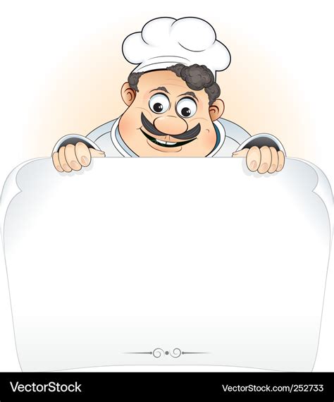 Funny chef Royalty Free Vector Image - VectorStock