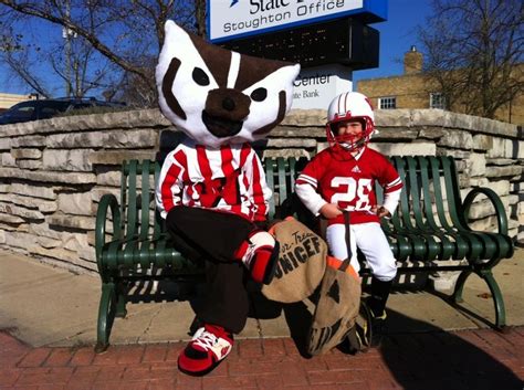 Bucky Badger costume that we made for our nephew!! | Boat theme, Bucky ...